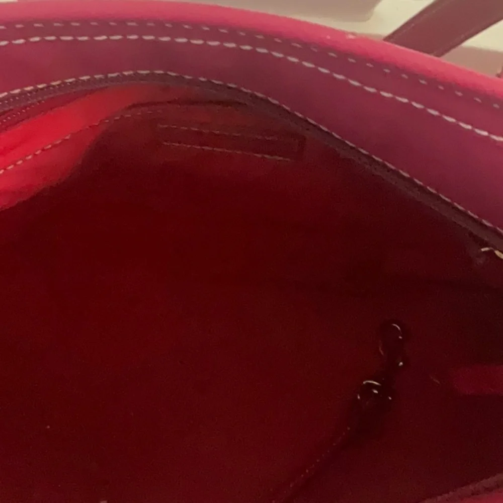Dooney &BourkeElegant Pink Leather Tote Bag - Picture 5 of 7